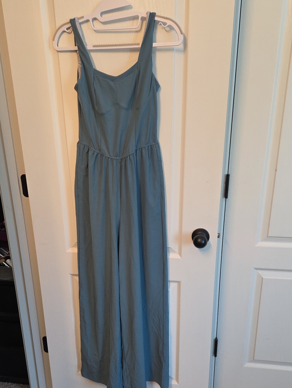 Women's XS HALARA Sleeveless Blue Jumpsuit